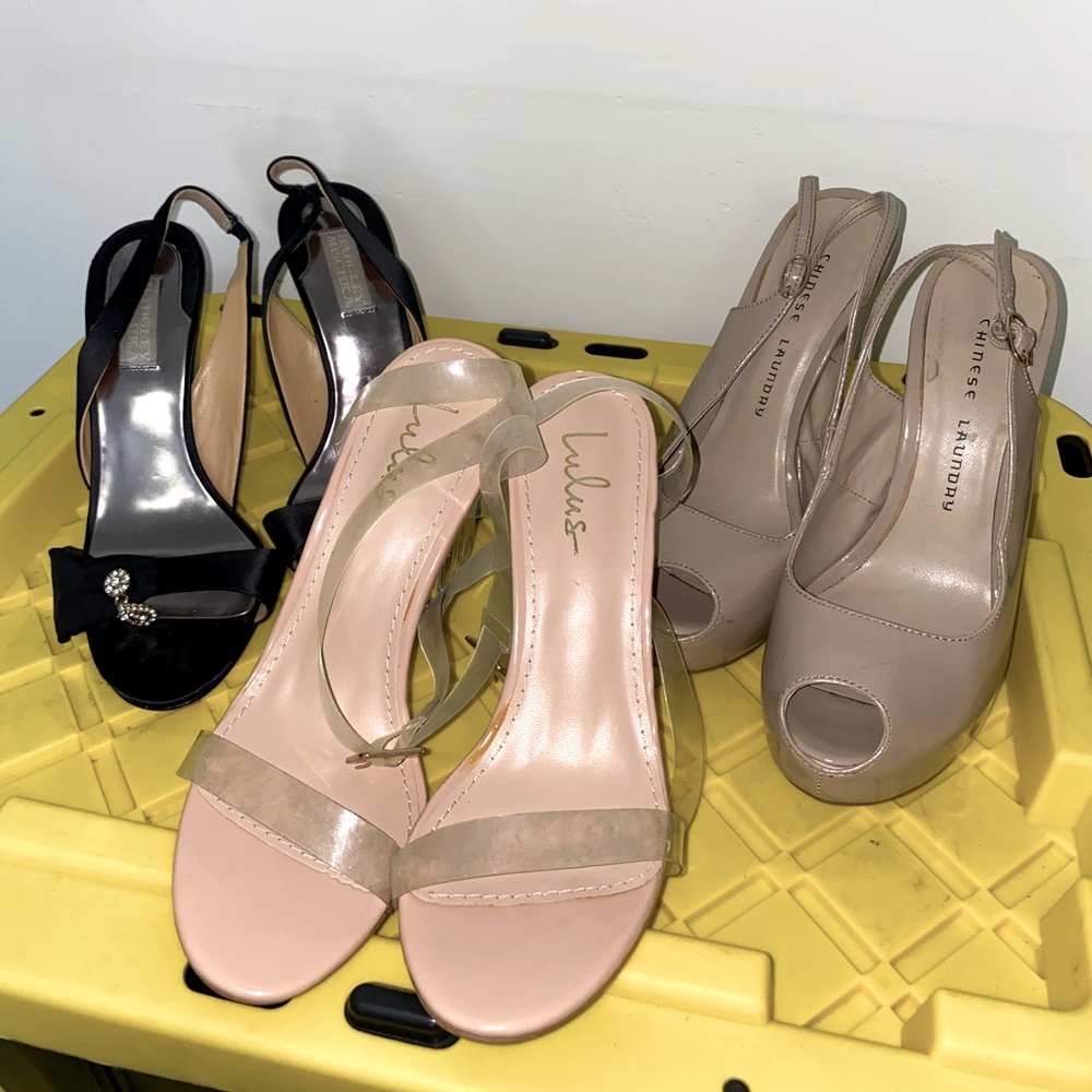 3 Pairs of Brand Name Heels